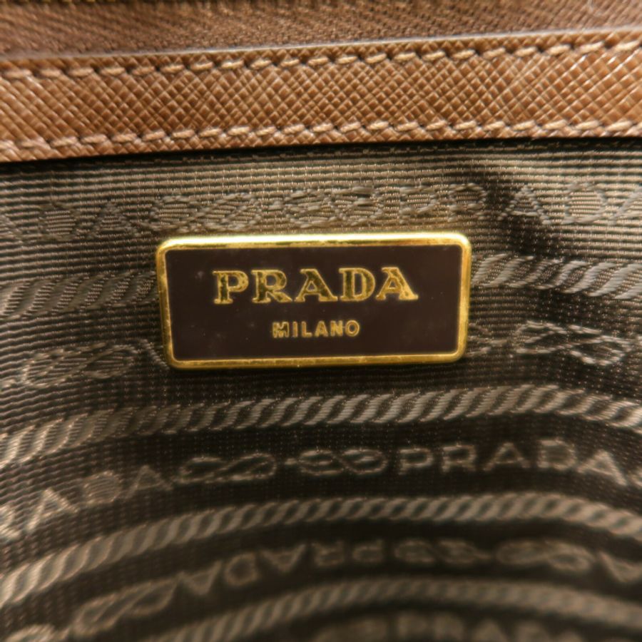 PRADA Saffiano皮革Galleria Large手挽袋-4