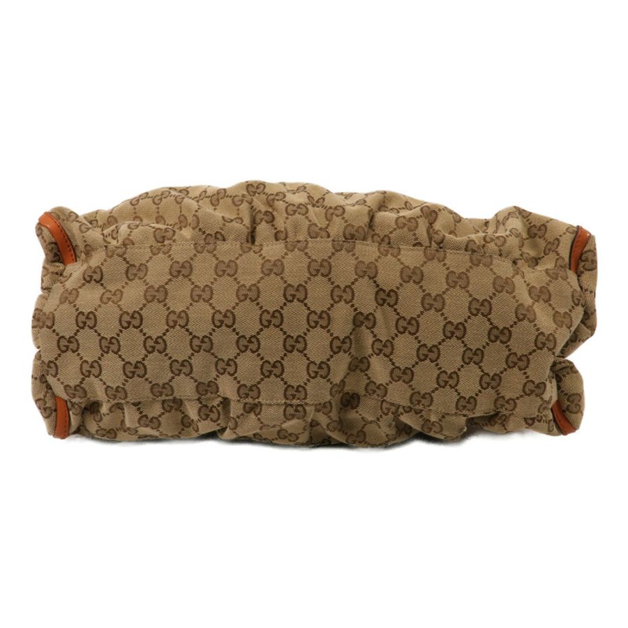 GUCCI 帆布/牛皮皮革D Ring Large肩背袋-3