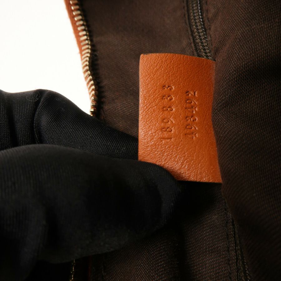 GUCCI 帆布/牛皮皮革D Ring Large肩背袋-6