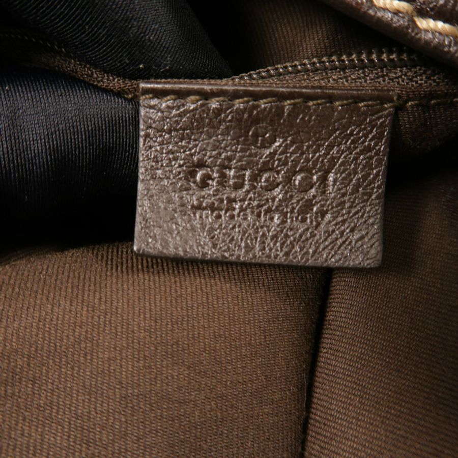 GUCCI 帆布GG Web Hobo肩背袋-5