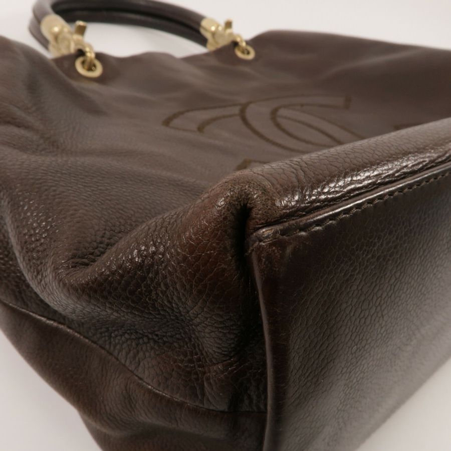 CHANEL 牛皮皮革Vintage Shoulder Bag肩背袋-9
