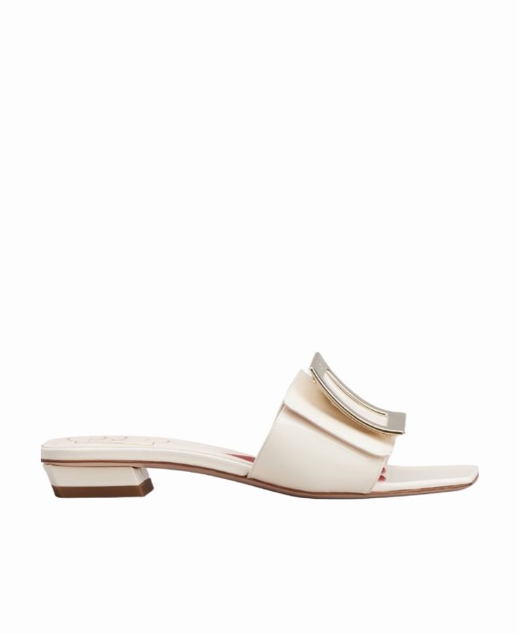 Roger Vivier 女士 Belle Vivier 搭扣涼拖34.5 35.5 36 36.5碼跟高: 2.5cm-2
