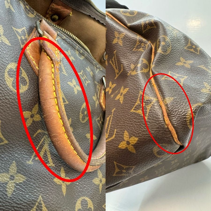 LOUIS VUITTON 路易威登 老花醫生包 SPEEDY 30 M41526-7
