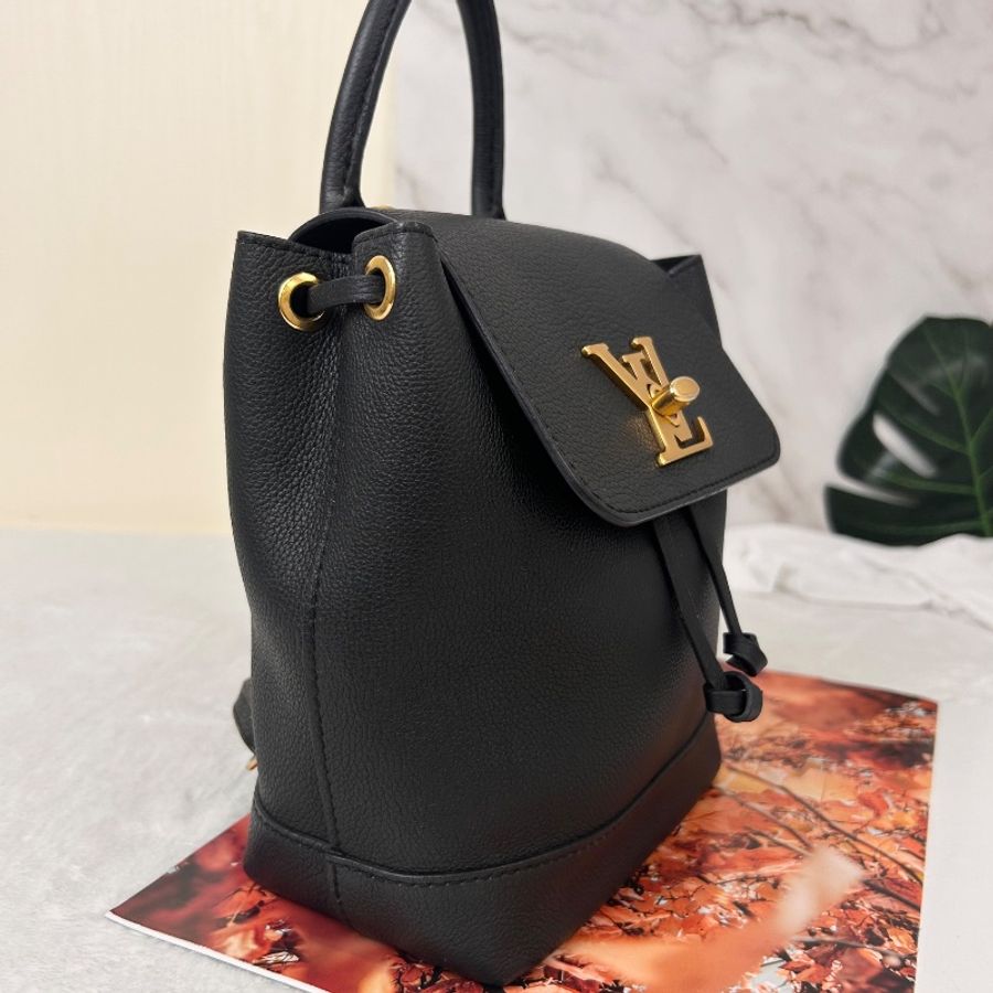 LV Lockmem迷你粒紋皮後背包 M54573-6