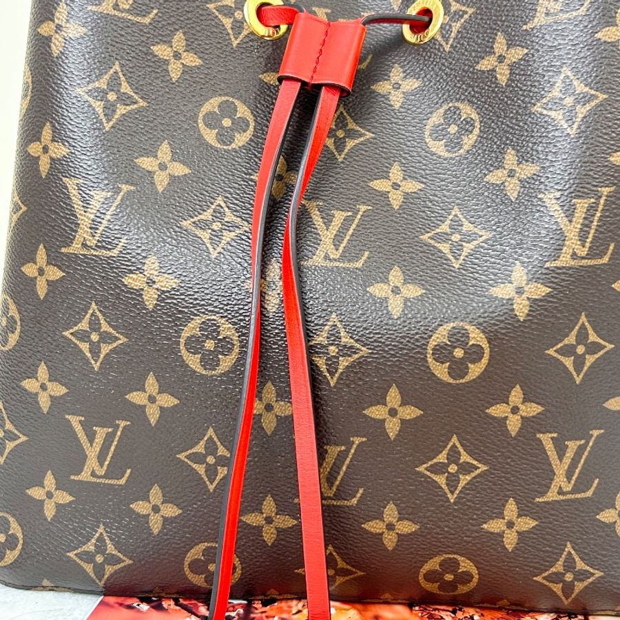 LV Neo Noe MM 中號 水桶包 晶片款-20