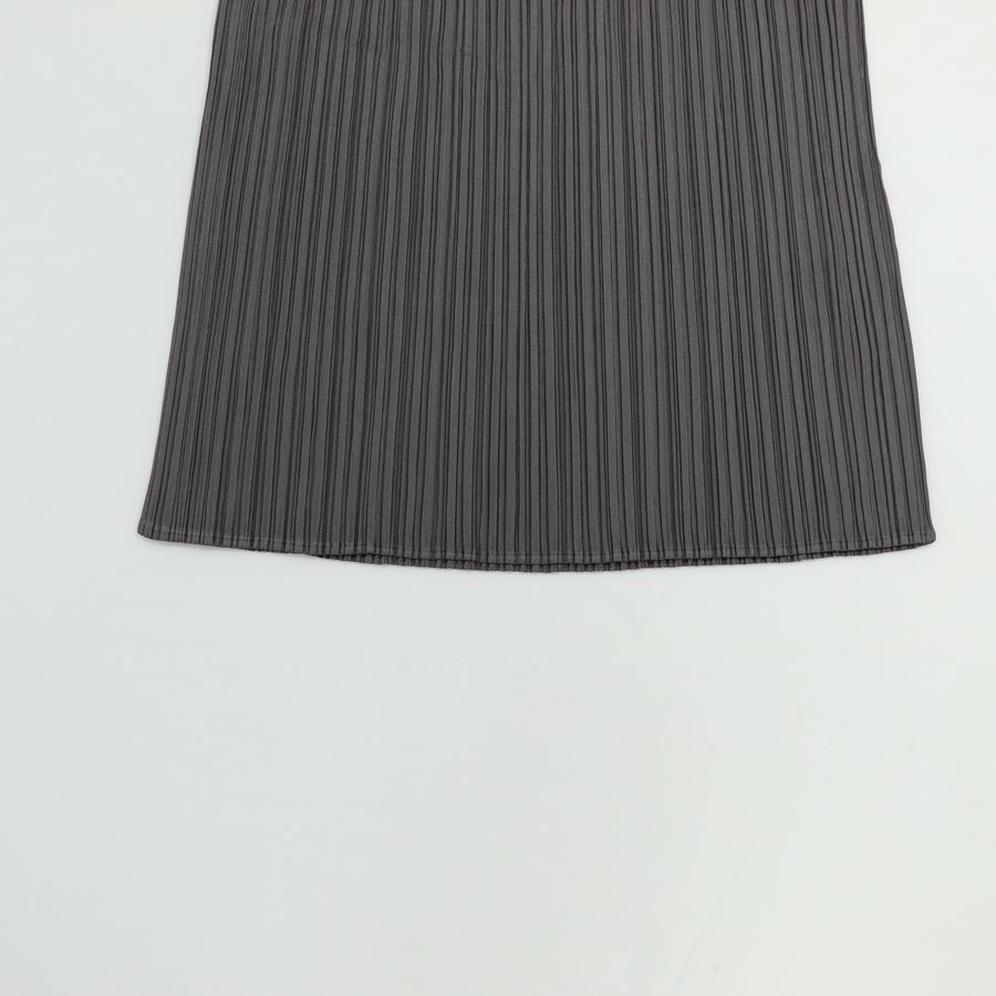 ISSEY MIYAKE三宅一生 深灰色 褶皺 背心 上衣 SIZE3-1