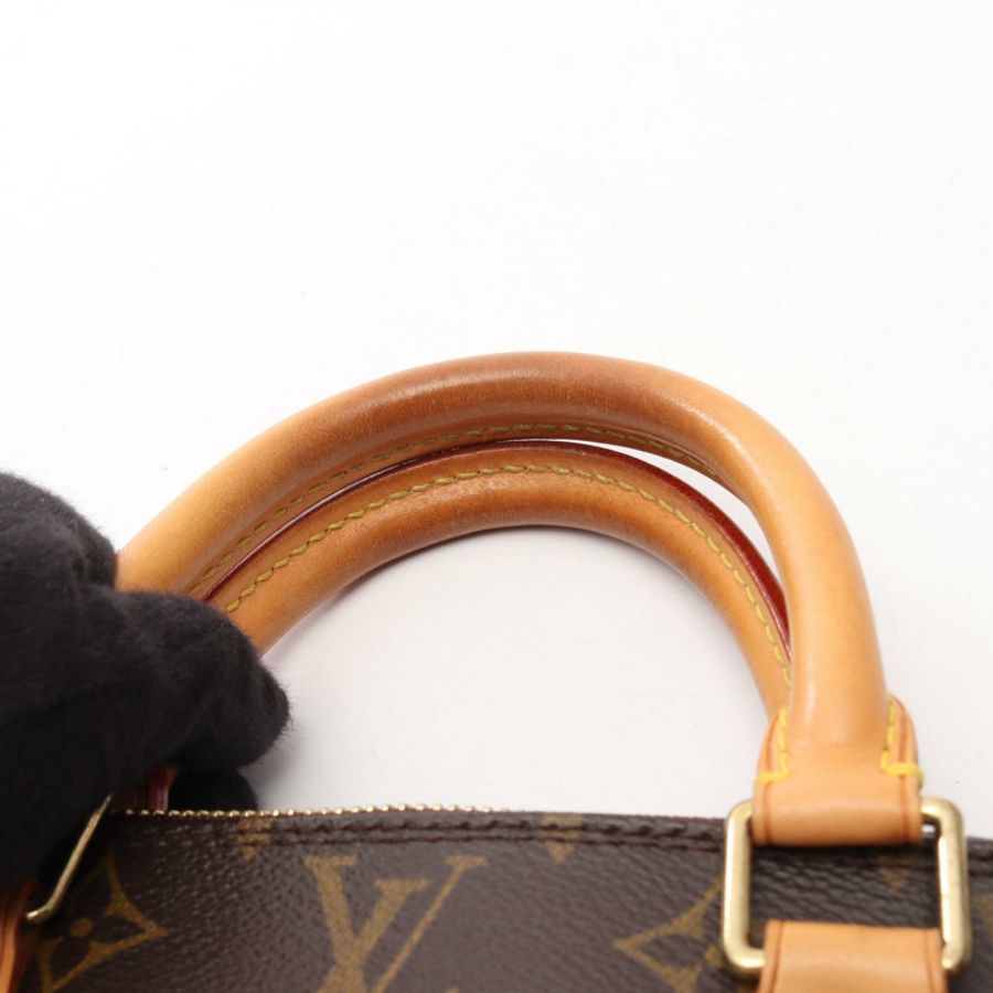 路易威登 Alma PM 手提包 M51130 Monogram 帆布皮革棕色二手女士-10