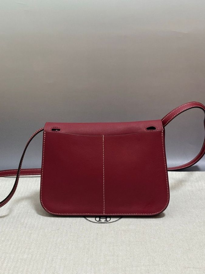 Hermes mini Halzan 石榴紅-1