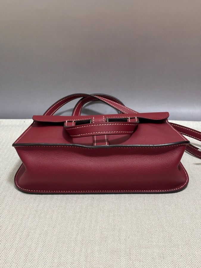 Hermes mini Halzan 石榴紅-2