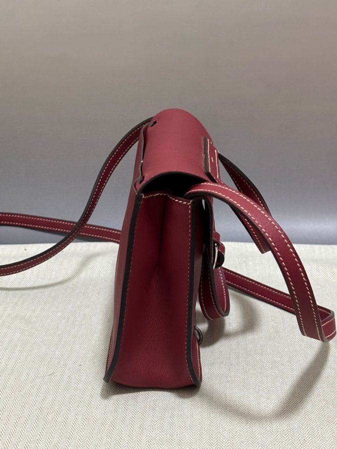 Hermes mini Halzan 石榴紅-4