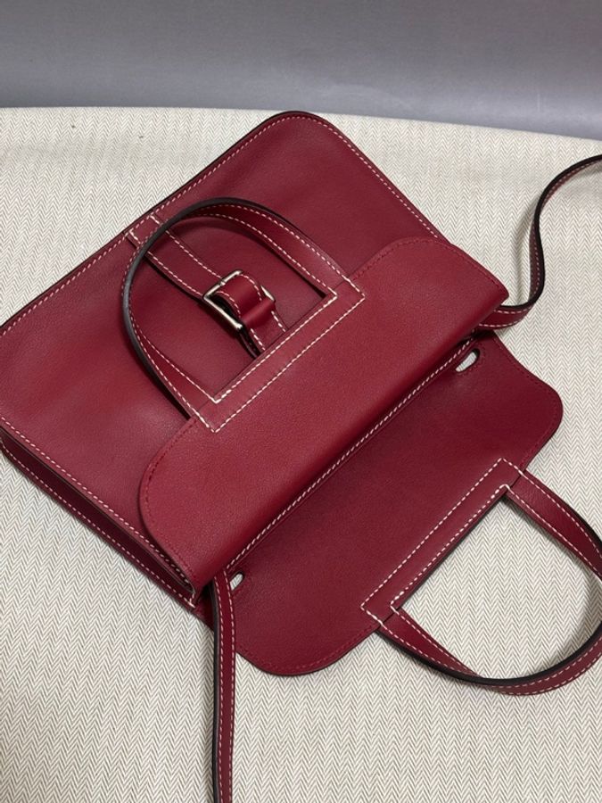 Hermes mini Halzan 石榴紅-5