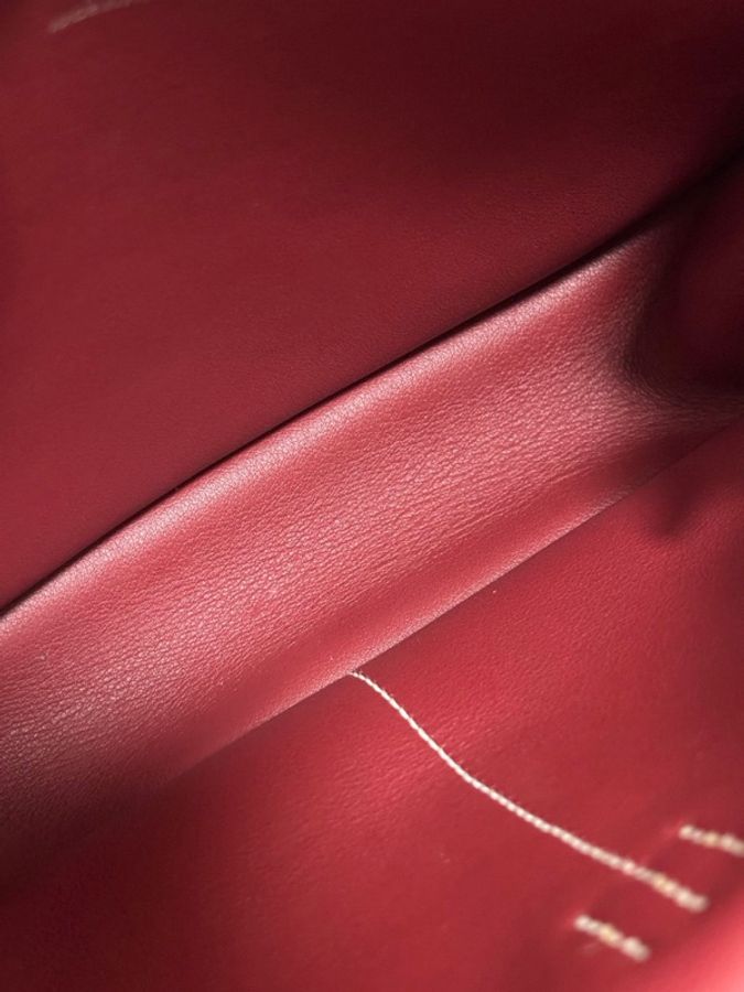 Hermes mini Halzan 石榴紅-6