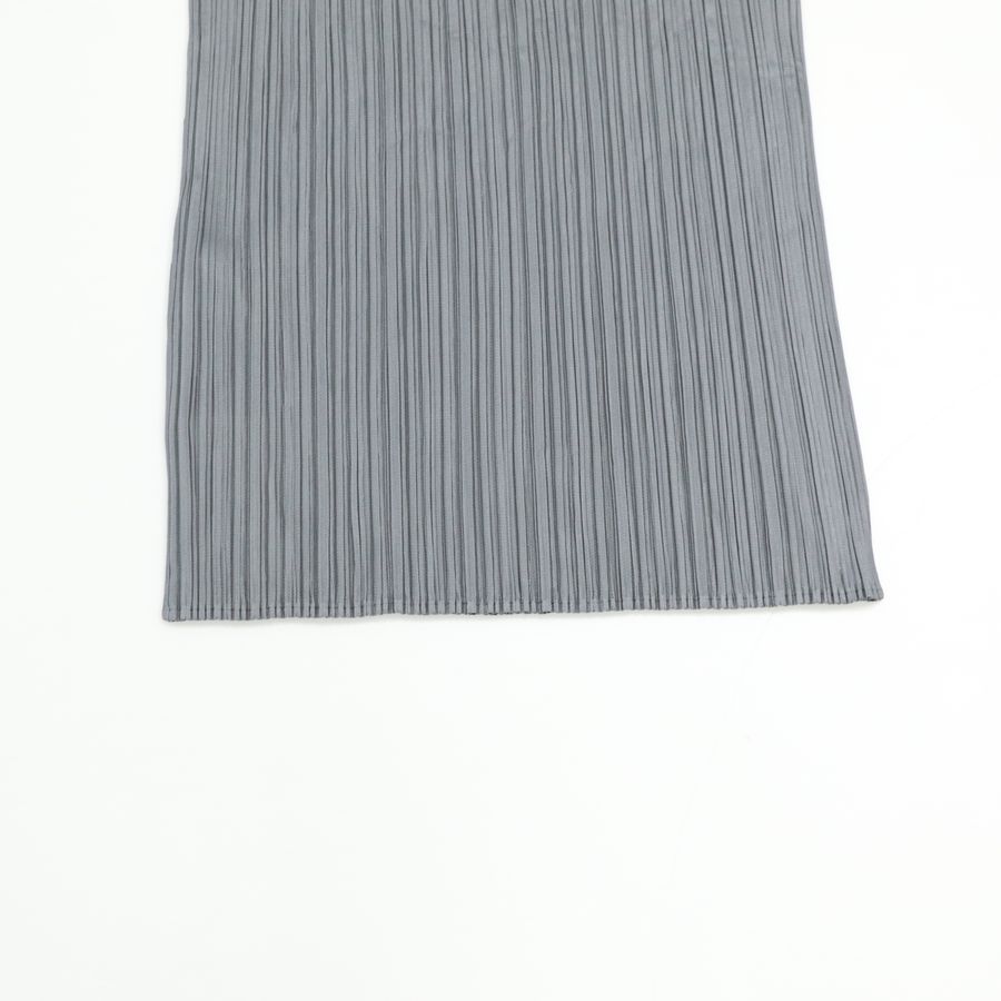 ISSEY MIYAKE三宅一生 深灰色褶皺 高領背心 SIZE4-3