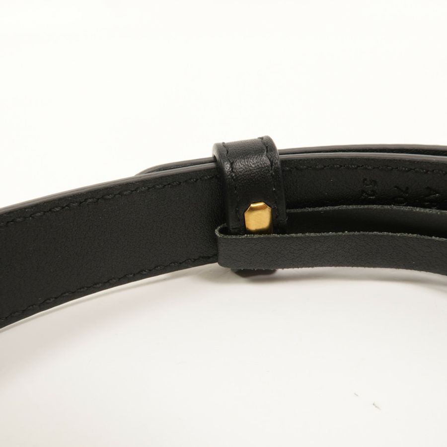 GUCCI 牛皮皮革GG Marmont Thin Belt皮帶-3