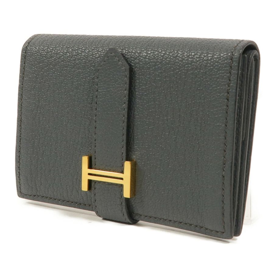 HERMES Chevre皮革Bearn Mini Wallet卡片套-2