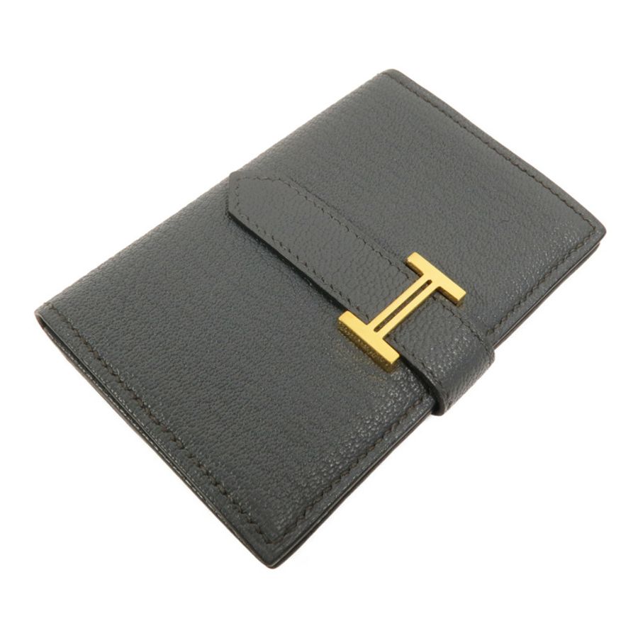 HERMES Chevre皮革Bearn Mini Wallet卡片套-4
