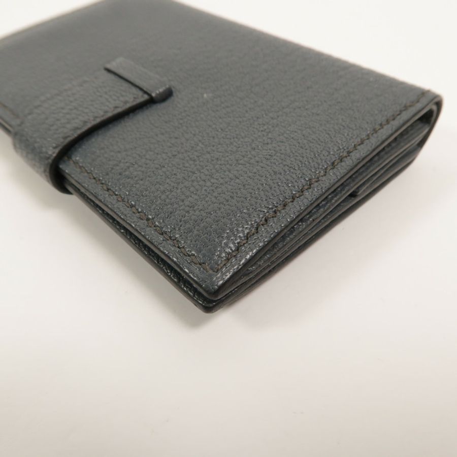 HERMES Chevre皮革Bearn Mini Wallet卡片套-14