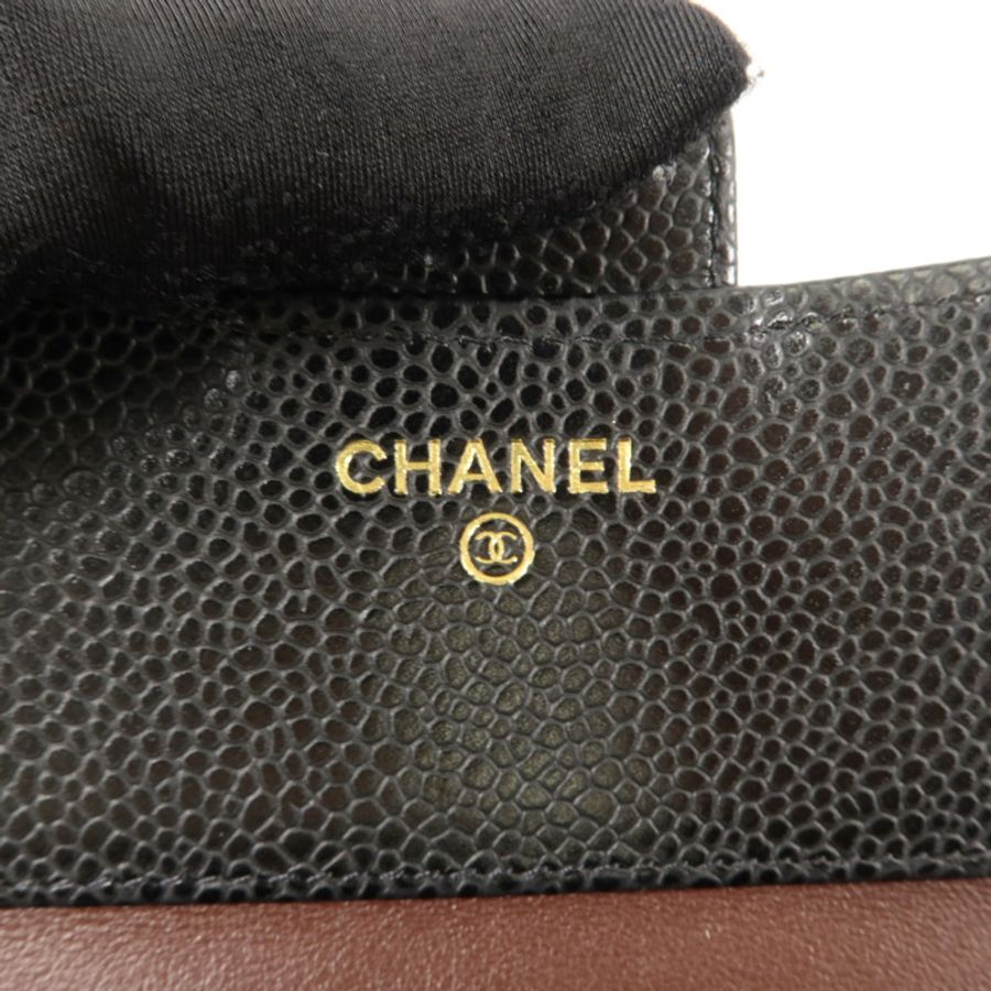 CHANEL 牛皮皮革Classic Small Flap Wallet錢包-6