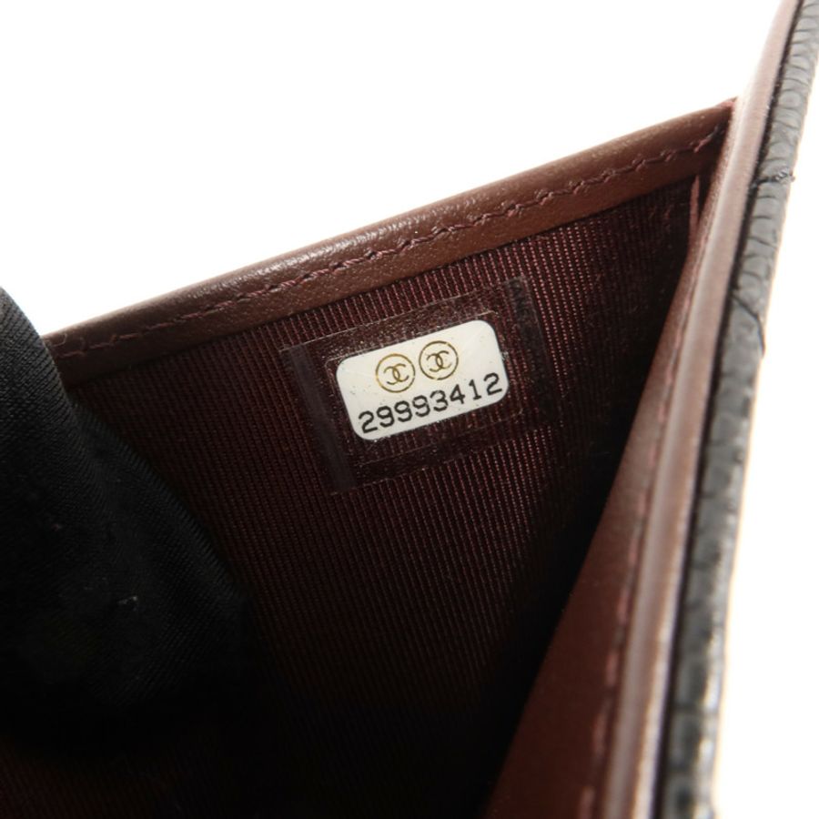 CHANEL 牛皮皮革Classic Small Flap Wallet錢包-8