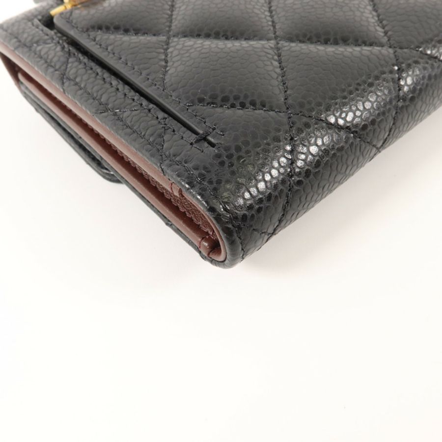 CHANEL 牛皮皮革Classic Small Flap Wallet錢包-13