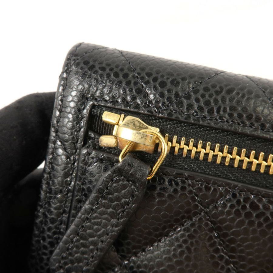 CHANEL 牛皮皮革Classic Small Flap Wallet錢包-15