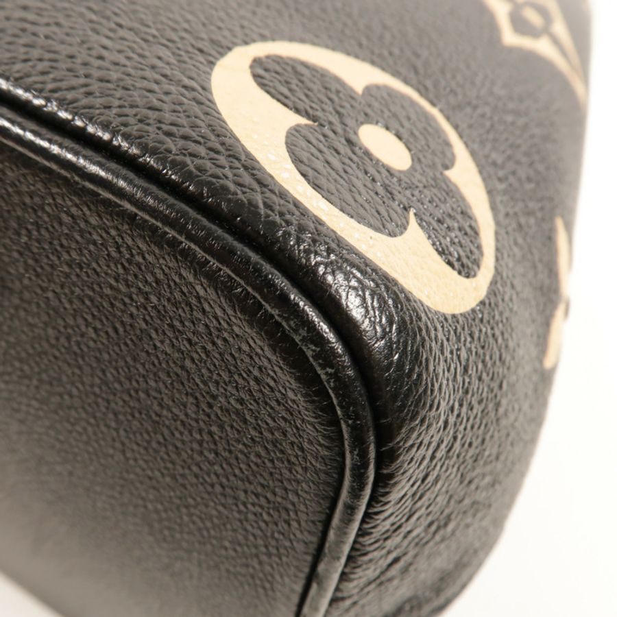 LOUIS VUITTON Monogram Empreinte Bicolor Neo Noe MM金扣手挽肩背兩用袋-11