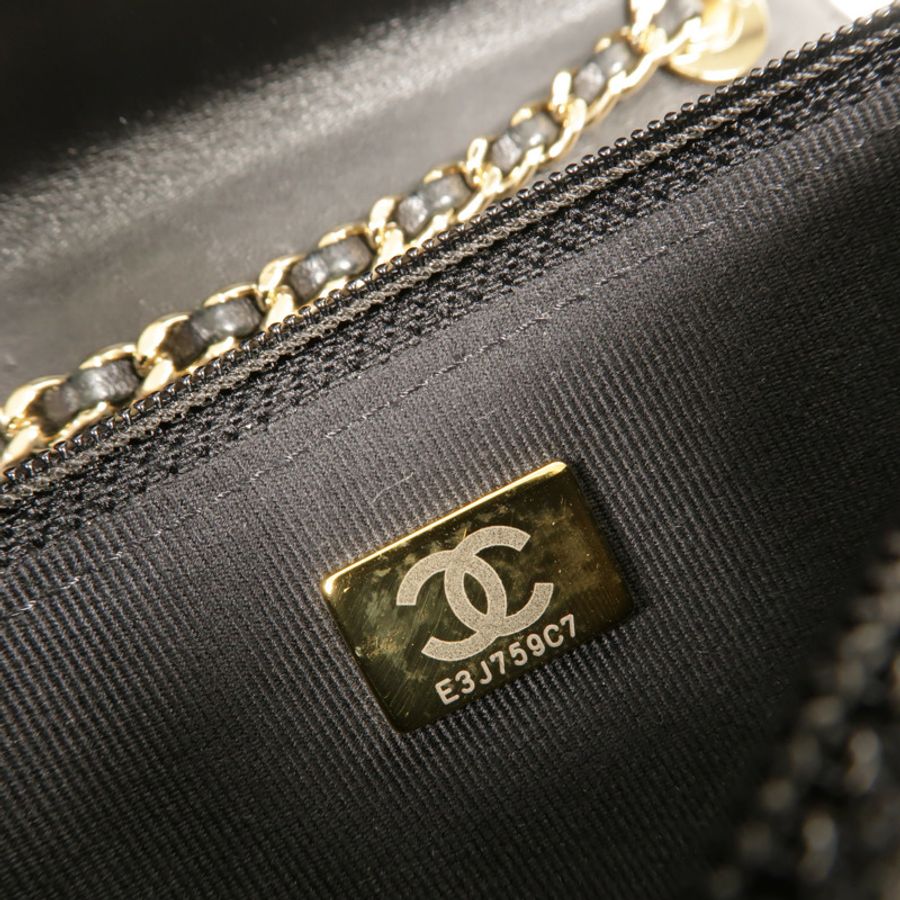 CHANEL 羊皮皮革Trendy Wallet On Chain鏈帶肩背袋-10