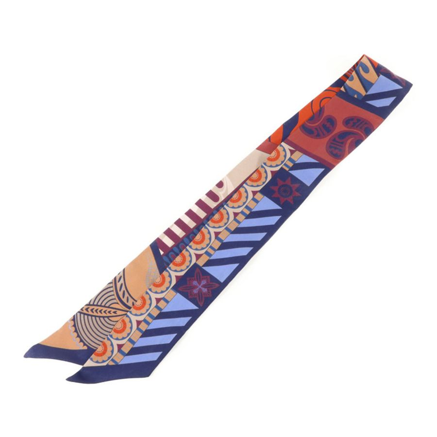 HERMES 絲質Twilly絲巾-1
