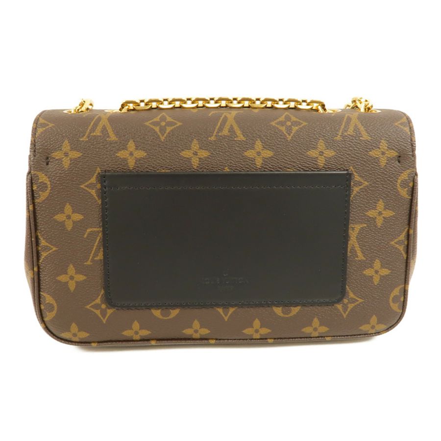 LOUIS VUITTON Monogram Marceau金扣肩背袋棕色-1