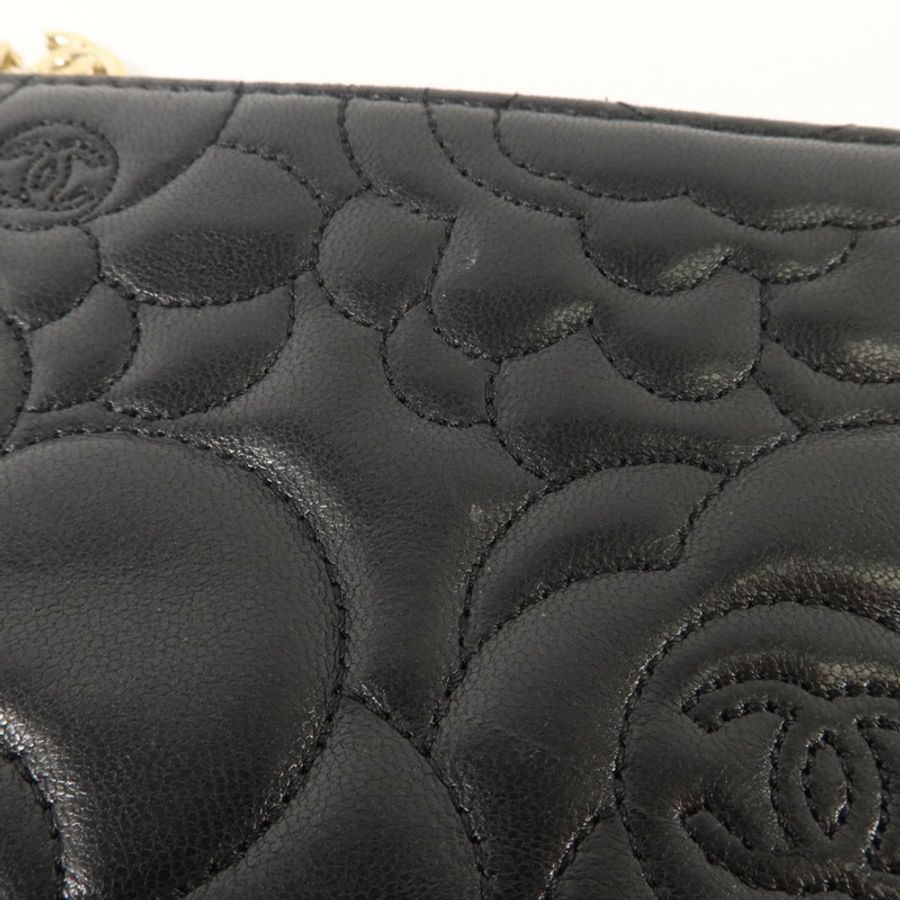 CHANEL 羊皮皮革Coin Case零錢包-14