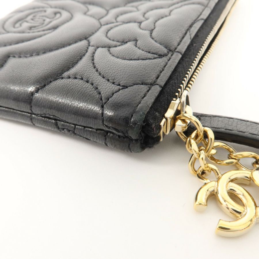 CHANEL 羊皮皮革Coin Case零錢包-16