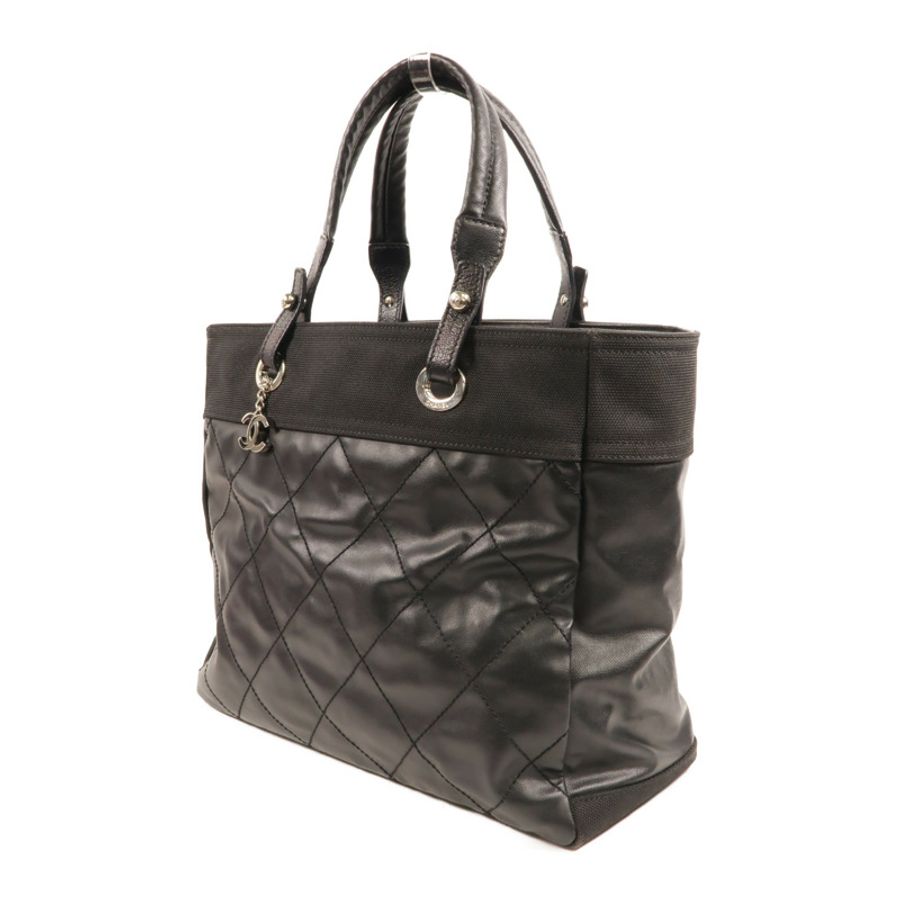 CHANEL 塗層帆布Paris Biarritz Tote手挽袋-2