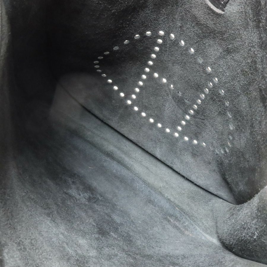 HERMES Clemence皮革Evelyne PM 肩背袋Noir-4