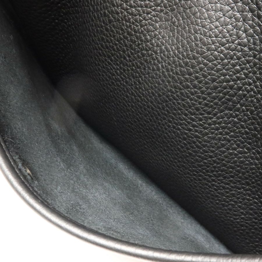 HERMES Clemence皮革Evelyne PM 肩背袋Noir-5
