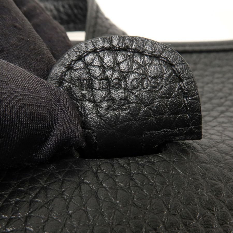 HERMES Clemence皮革Evelyne PM 肩背袋Noir-7