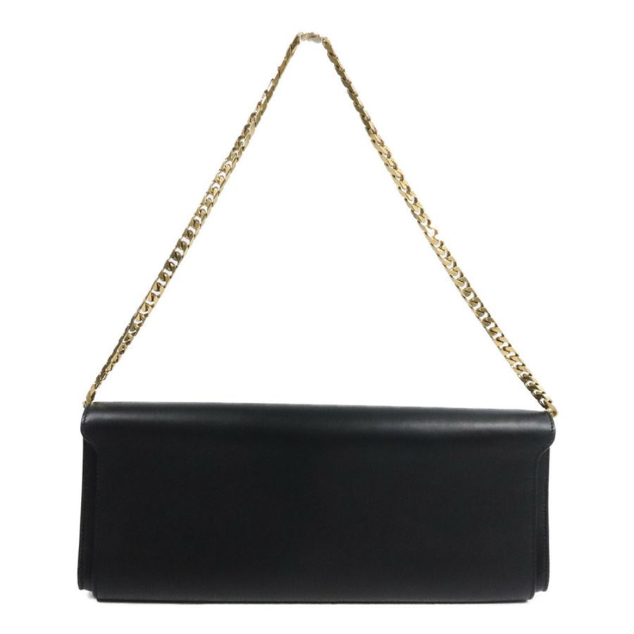 BALENCIAGA 牛皮皮革Bel Air Small Clutch On Strap鏈帶肩背袋-1