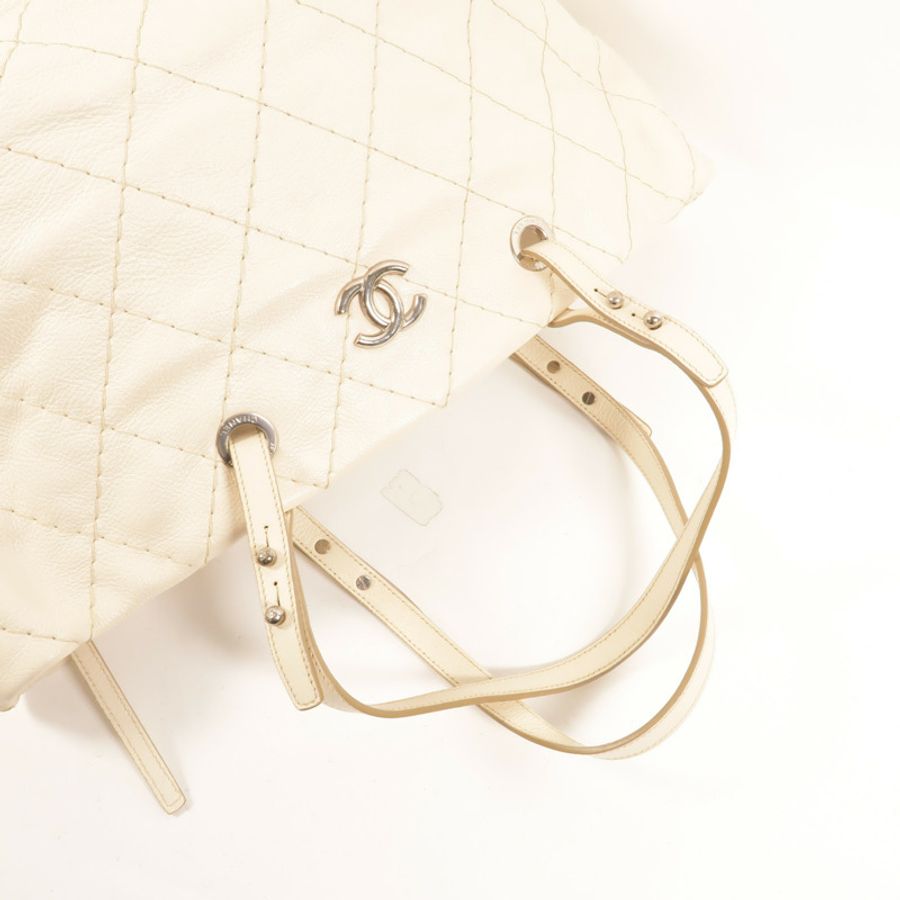 CHANEL 牛皮皮革Tote Bag肩背袋-5