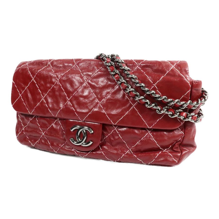 CHANEL 牛皮皮革Shoulder Bag鏈帶肩背袋-2