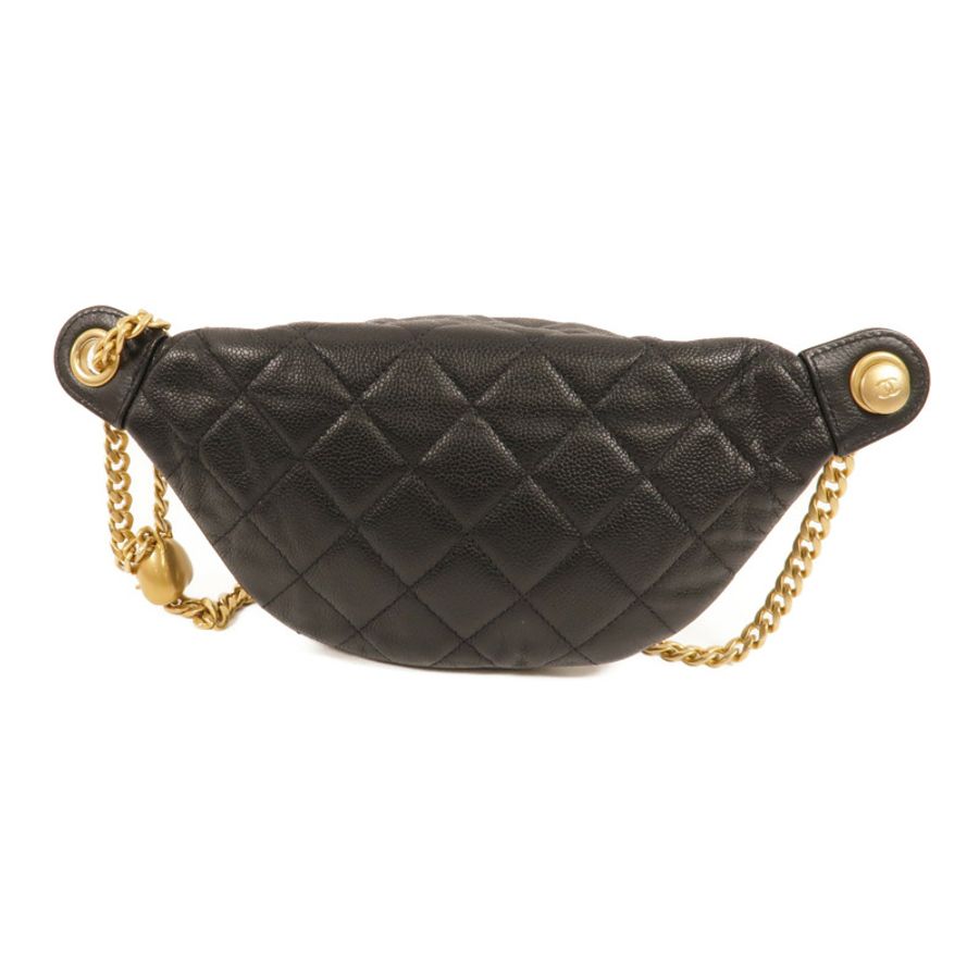 CHANEL 牛皮皮革Waist Bag腰包-1