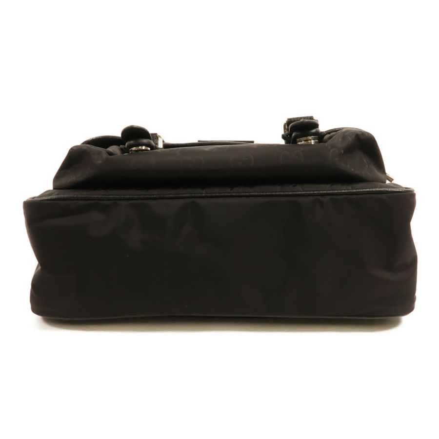 GUCCI 尼龍/牛皮皮革GG Nylon Messenger Bag肩背袋-3