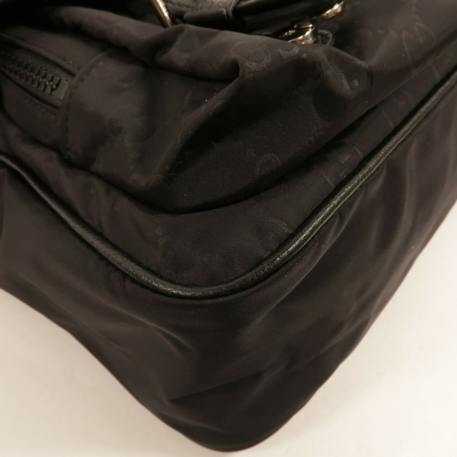 GUCCI 尼龍/牛皮皮革GG Nylon Messenger Bag肩背袋-11