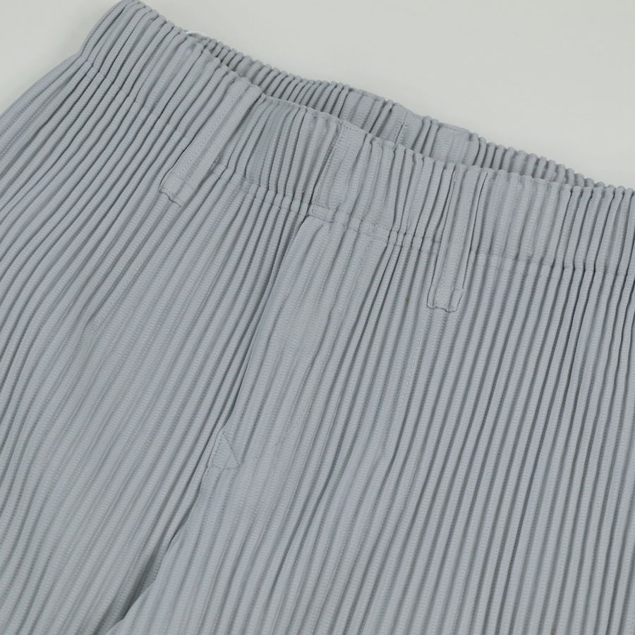 ISSEY MIYAKE三宅一生 HOMME PLISSE 水泥灰 褶皺 長褲-3