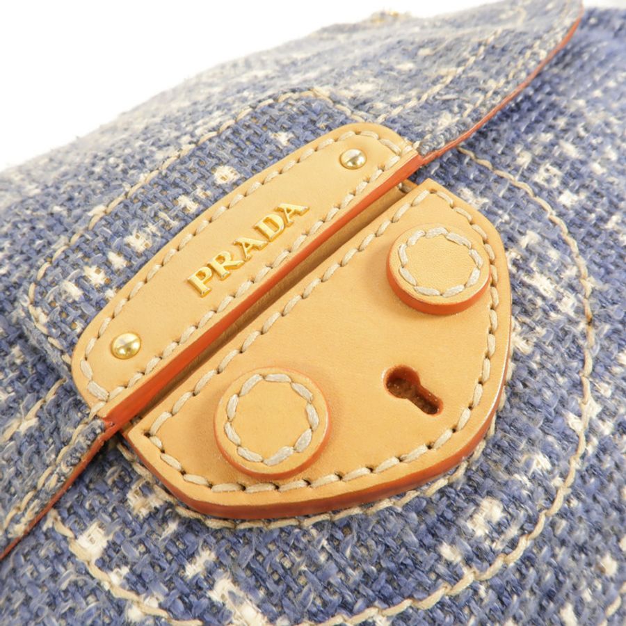 PRADA Tweed Shoulder Bag肩背袋-6