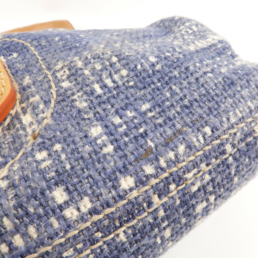 PRADA Tweed Shoulder Bag肩背袋-16