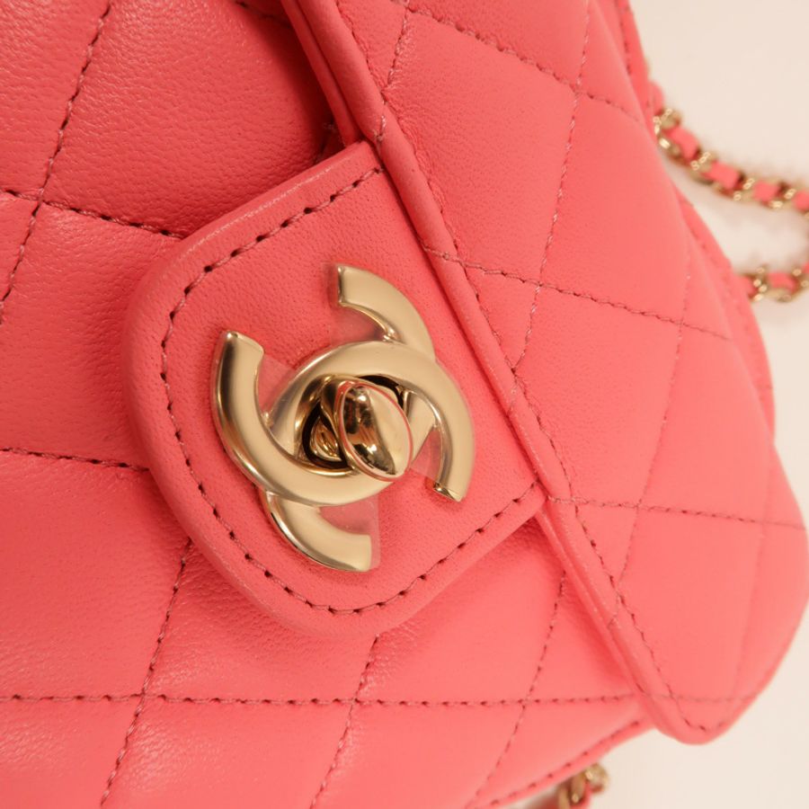 CHANEL 羊皮皮革CC In Love Heart肩背袋-6