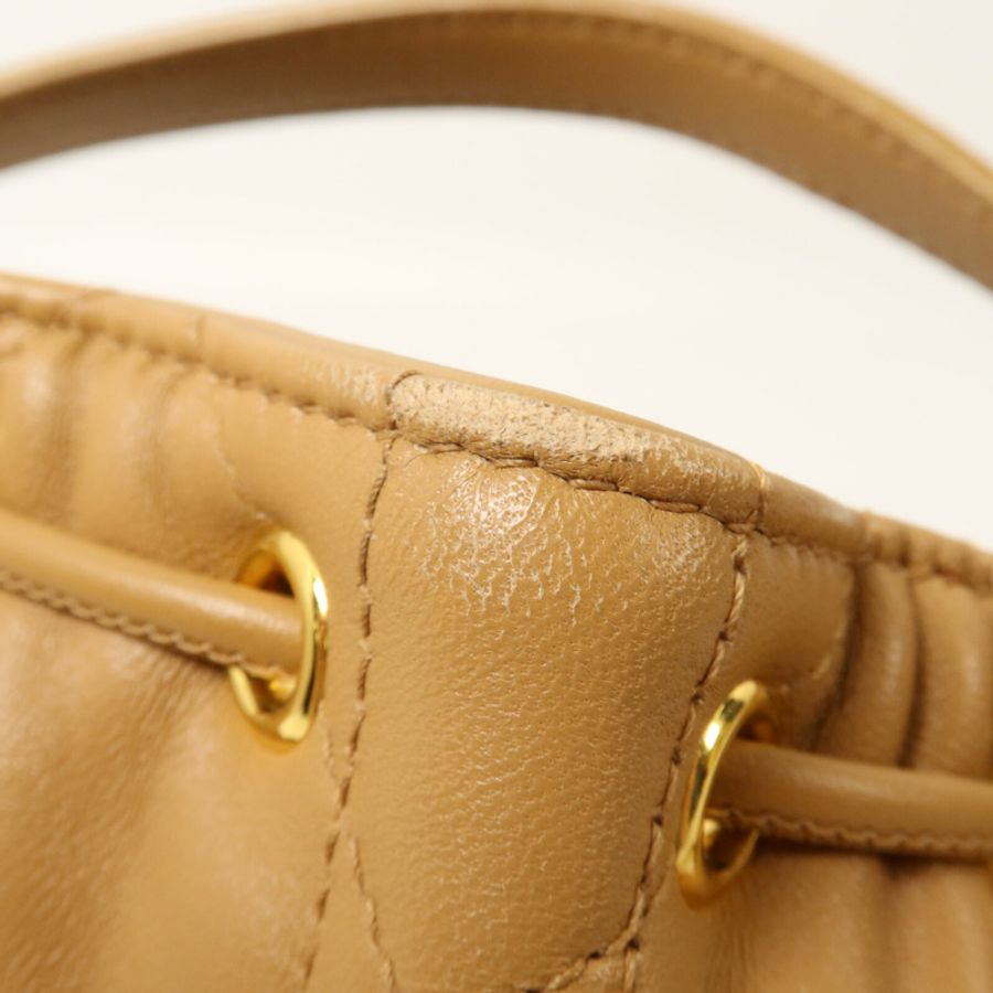 Dior 牛皮皮革Nano Caro Bucket Bag手挽肩背兩用袋-14