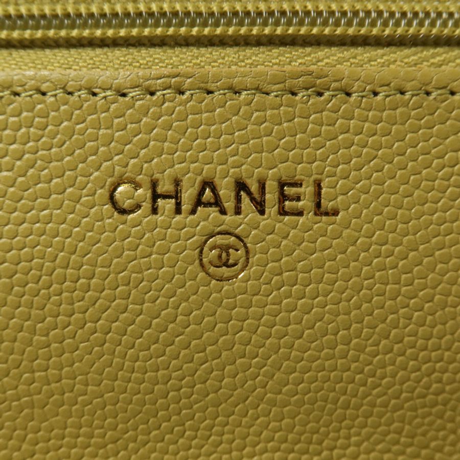 CHANEL 牛皮皮革Wallet On Chain鏈帶肩背袋-6