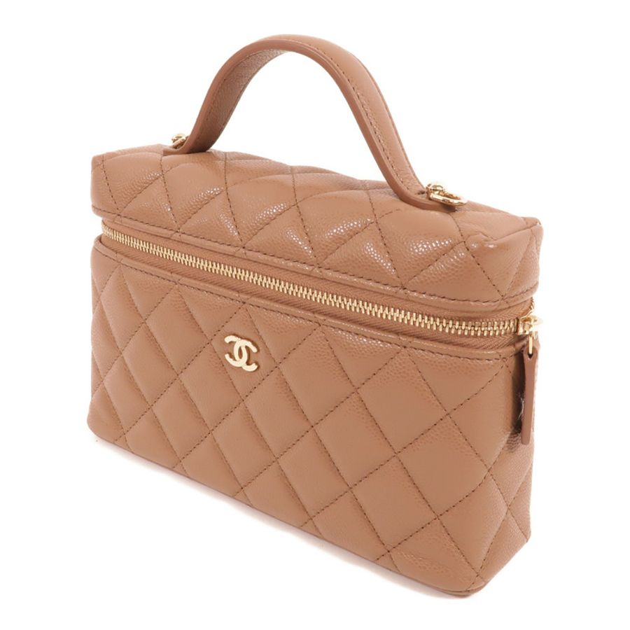 CHANEL 牛皮皮革Vanity Case手挽肩背兩用袋-2