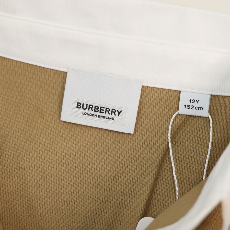 Burberry 棕色 拼接 長袖 上衣-5