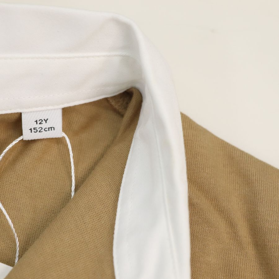 Burberry 棕色 拼接 長袖 上衣-6
